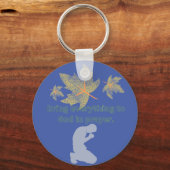 すべてを神に祈りの言葉させる キーホルダー (正面)