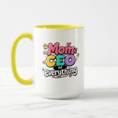 すべてを統括する母CEO マグカップ (左)