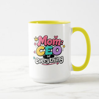 すべてを統括する母CEO マグカップ
