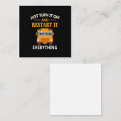 すべてを解決するスクールバスの運転手を再起動 ノートカード (正面/裏面)