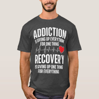 すべてを諦めるのが中毒　節酒記念日 Tシャツ