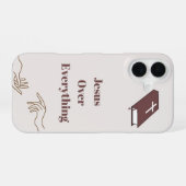 "すべてを越えたイエス" IPhoneケース iPhone 16ケース (裏面横)