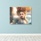 すべてを通して見るために…運傘 キャンバスプリント (インサイチュ (ウッドフロア))