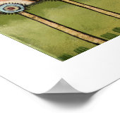 「すべてを飛び越のまわりにえる」アーカイブプリント ポスター (角)