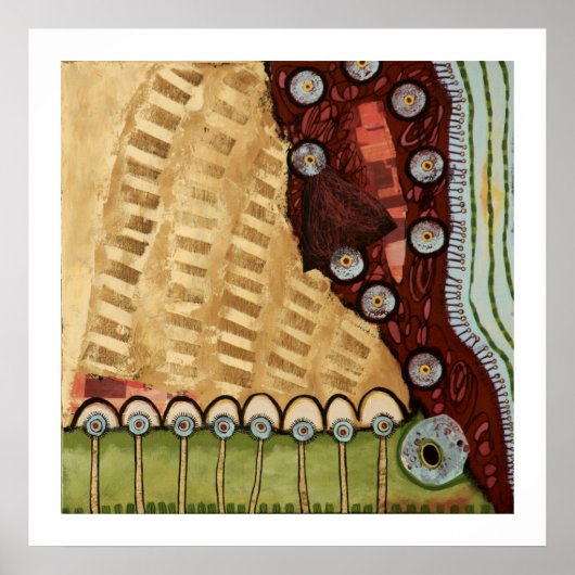 「すべてを飛び越のまわりにえる」アーカイブプリント ポスター (正面)