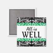 すべてウェル3ワード引用文磁石 マグネット (正面/裏面)