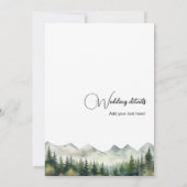 すべてエレガントの書結婚道 招待状 (裏面)