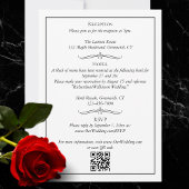 すべてエレガントの白黒結婚で 招待状