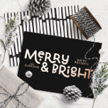 すべてエレガントスタイリッシュは明るいクリスマス・フォイル・ホリ 箔シーズンカード<br><div class="desc">すべては穏やかではないかもしれないが、すべてはまだ、このおもしろいモダンカラフルクリスマスカードで明るい。</div>