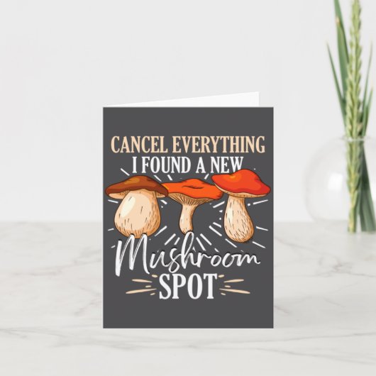 すべてキャンセル 新しいキノコのSt Foraを見つけた_ カード (正面)