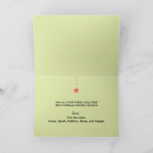 すべてクリスマスの休日の挨拶状 シーズンカード (内部)