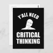 [すべてクリティカルが考える必要] ポストカード (正面/裏面)