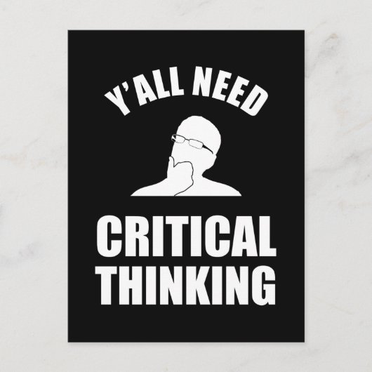 [すべてクリティカルが考える必要] ポストカード (正面)