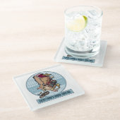 すべてコントロールBandicoot One Man Bandの下にある ガラスコースター (アングル)