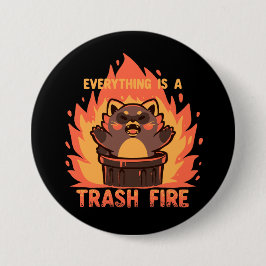 すべてゴミ箱の火 缶バッジ