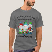 すべてスクールカウンセ素晴らしルのクリスマスクリスマス Tシャツ (正面)