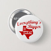 すべてテキサス州州シェイプボタンで大きい 缶バッジ (正面&裏面)