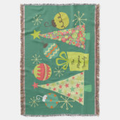 すべてパーソナライズされたのクリスマス・ホリデー・スロー スローブランケット (正面縦)