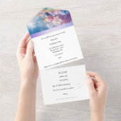 すべてパーソナライズされたの1つの誕生日招待状 オールインワン招待状 (貼ってはがせる)