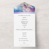 すべてパーソナライズされたの1つの誕生日招待状 オールインワン招待状 (内側)