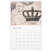 すべてフランスのなカレンダー カレンダー (2月 2026)