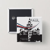 すべてポール-正方形ボタンのために 缶バッジ (正面&裏面)