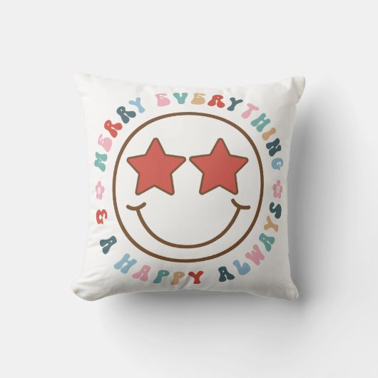 すべてメリーと幸せはいつも クッション (正面)