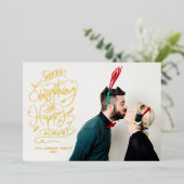 すべてメリーとHappy Always Photo 箔シーズンカード (立ち正面)