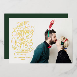 すべてメリーとHappy Always Photo 箔シーズンカード