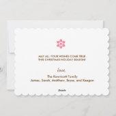 すべてメリーのオーナメント休日 シーズンカード (裏面)