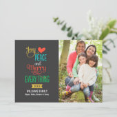 すべてメリーのカラフルタイポグラフィ写真 シーズンカード (スタンド正面)