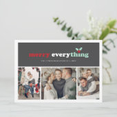 すべてメリーのカラーブロックモダン3枚の写真 シーズンカード (スタンド正面)