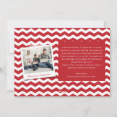 すべてメリーのカラーブロックモダン3枚の写真 シーズンカード (裏面)