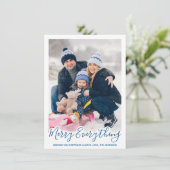 すべてメリーのトレンディー赤い家族の写真 シーズンカード (スタンド正面)