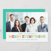 すべてメリーのフォトカードビジネス シーズンカード (正面/裏面)