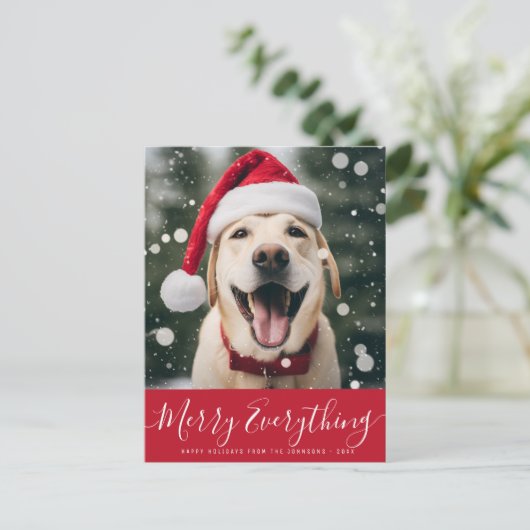 すべてメリーのペットの休日はがき ポストカード (スタンド正面)