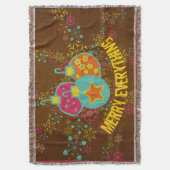 すべてメリーのホリデースロー スローブランケット (正面縦)