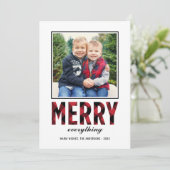 すべてメリーの赤モダンバッファローのプレイド写真 シーズンカード (スタンド正面)