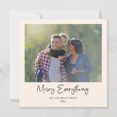 すべてメリーの黄色の緑の赤いフローラ写真 シーズンカード