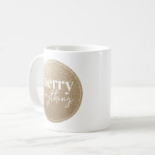 すべてメリーの黄金のテクスチャ コーヒーマグカップ (正面左)