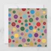 すべてメリー幸せ常に赤い写真コラージュ シーズンカード (裏面)