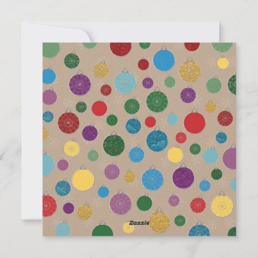 すべてメリー幸せ常に赤い写真コラージュ シーズンカード (裏面)