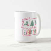 すべてメリー コーヒーマグカップ (正面右)