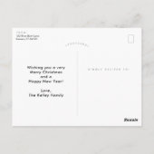 すべてメリーIIフルフォトホリデーポストカード ポストカード (裏面)