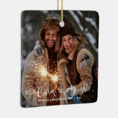 すべてモダンがCalm All is Bright Photo セラミックオーナメント (右)