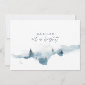 すべてモダンミニマルは、静かなクリスマスの写真の休日 (裏面)