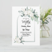 すべてユーカリ・アーチ結婚の 招待状 (スタンド正面)