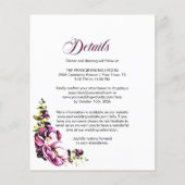 すべてワンバジェットピンクのフローラ結婚 (裏面)