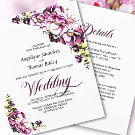 すべてワンバジェットピンクのフローラ結婚