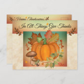 すべて与えの感謝してい葉書 ポストカード (正面/裏面)